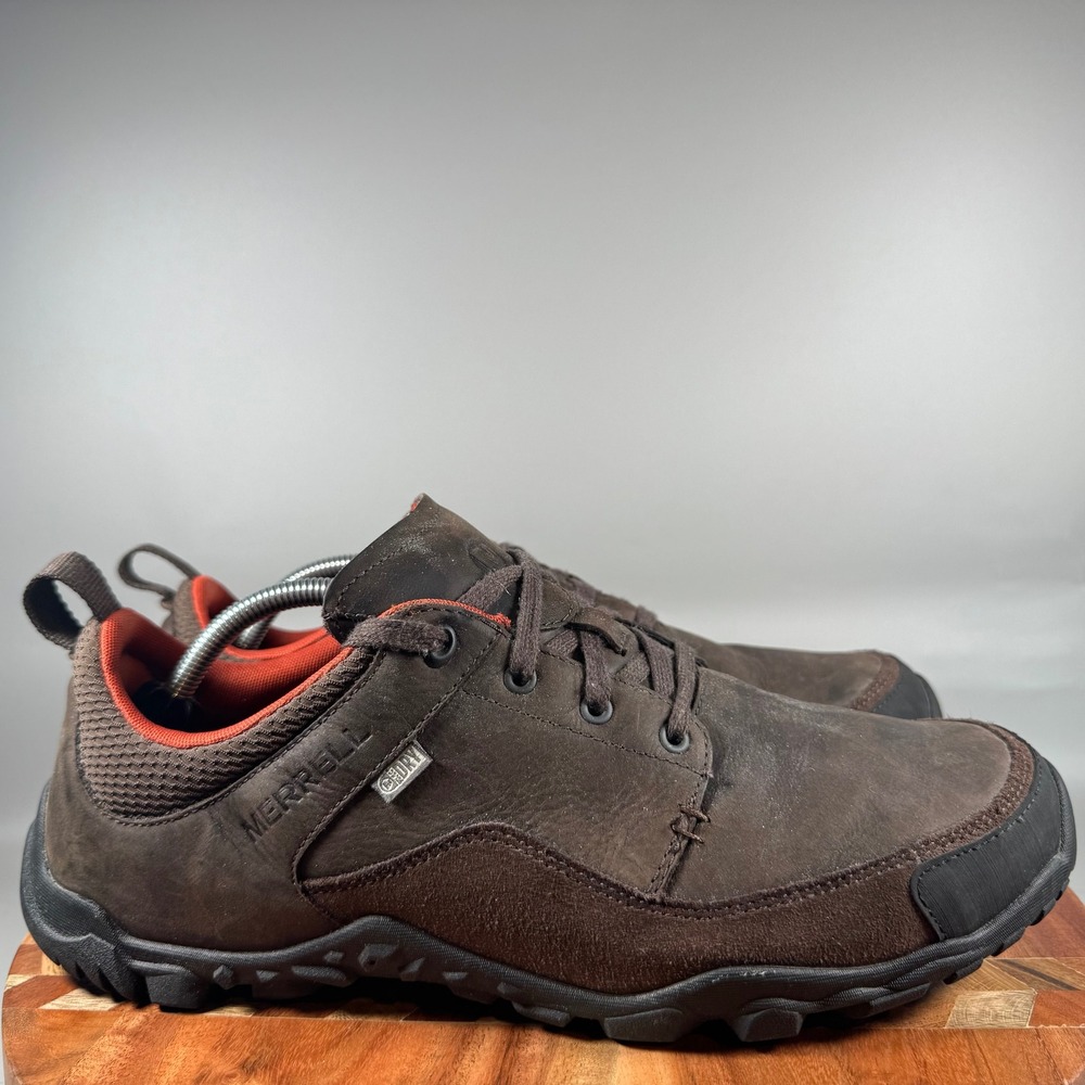 Merrell Mens Espresso Brown Waterproof Hiking Shoes J23535 11.5 M-Select DRY